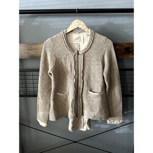 Anthropologie Angel of the North Women's Wool Blend Sweater | Medium